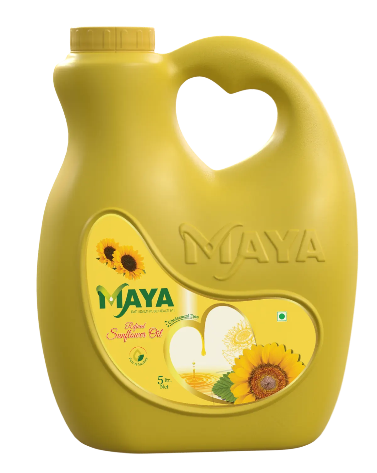 Maya refined sunflower oil 5 litre jar